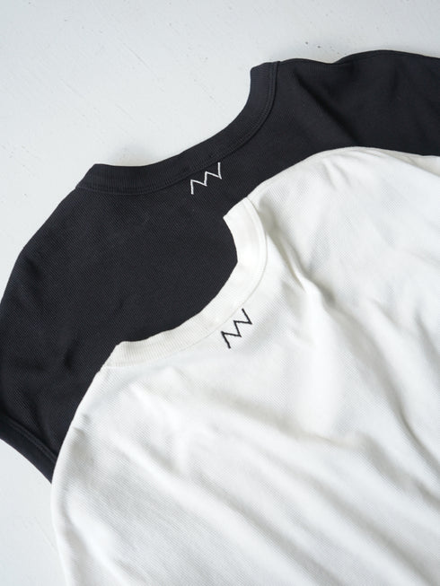 SHORT SLEEVE RIB TEE / Y241-81020-5